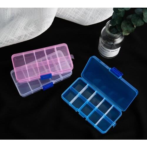 Diamond Painting Tools Multipurpose 10 Cells Plastic Storage Boxes Beads Container Holder for Diamond Painting Embroidery