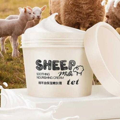 New Product Sheep Oil Moisturizing Skin Cream Hand Face Body Milk Rubber Skin Care Products Whitening Autumn and Winter Lasting