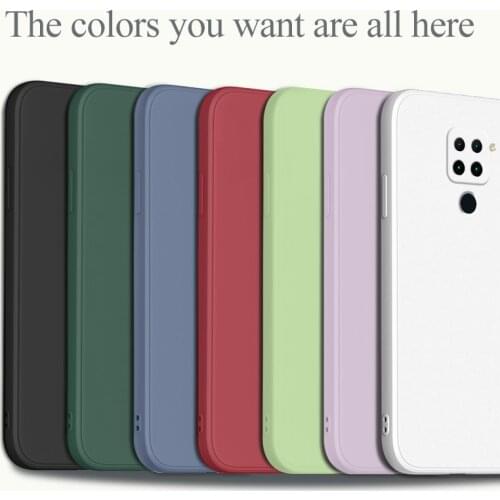 Solid Color Phone Case For Xiaomi Redmi Note 10 10S 9T 9 8 7 Pro MAX Redmi 9 9A K40 K40pro K30 K20 Liquid Silicone Cover