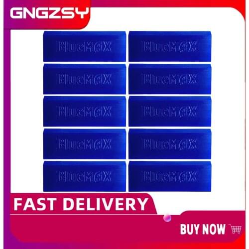 10PCS Spare Rubber BLUEMAX Blade For Handle Ice Scraper Glass Water Wiper Clean Squeegee Car Snow Shovel Window Tint Tools 10B02