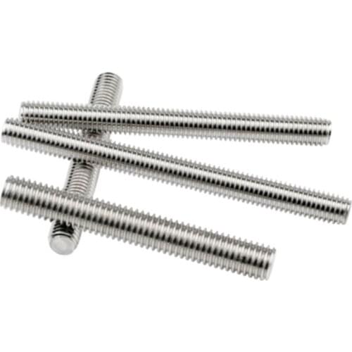 10pcs/lot M4 Stainless steel full thread rod threaded bar rod stub length 20mm to 250mm