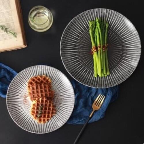 Western style fishes plates food plates Italian noodle plate hat style luxury dishes tableware