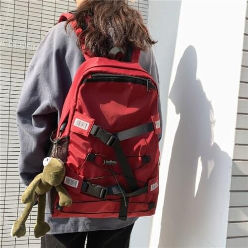 Street Fashion Tooling Backpack for Women Fashion Brand Personalized Schoolbag Men Travel Large Capacity Backpacks Ladies 2021