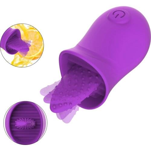 Sucking Tongue Vibrator Clit Nipple Sucker for Women Clitoris Stimulator Oral Pussy Licking Sex Toy for Women Shop Adult Couple