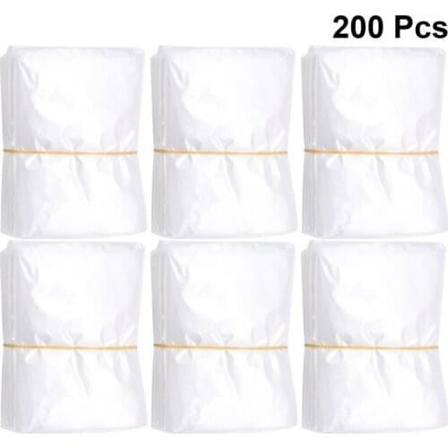 200PCS Disposable Hairdressing Shawls PE Perm Dye Hair Shawl Hot Oil Treatment Capes Haircut Neckerchief No-w