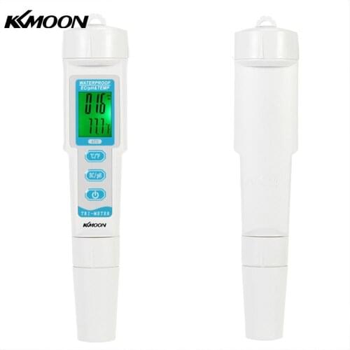3 in 1 Professional Pen Type PH EC TEMP Water Meter Water Quality Tester Monitor Analyser for Aquarium with ATC Function