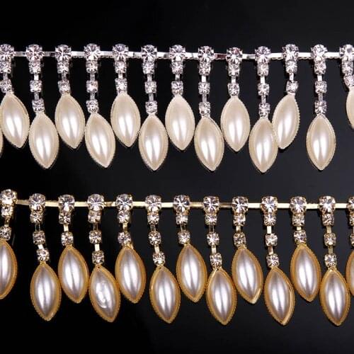 Free Shipping 5 yards Crystal Rhinestone Trim, Rhinestone Applique, Wedding Applique,Rhinestone Chain MALI012