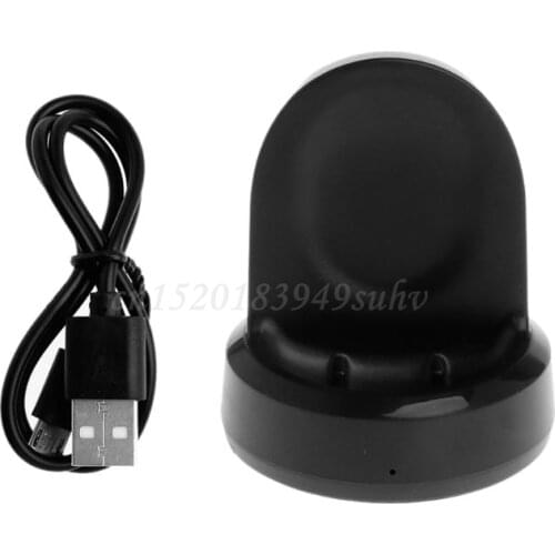 OOTDTY Wireless charger Smart Watch Charging Dock Charging Base For Samsung galaxy watch 46/42mm Gear S3 S2 Sport