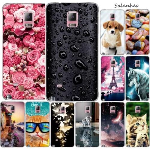 Case For Samsung Galaxy Note 4 Note4 Case Cover Silicone Soft TPU 3D Back Capa For Fundas Samsung Galaxy Note 4 N9100 Phone Case
