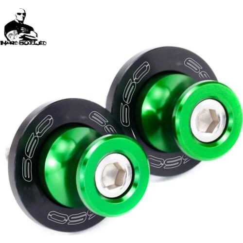 For kawasaki Z900 Z 900 650 Z650 2017 2018 2019 2020 2021 8MM Motorcycle Swingarm Sliders Spools Paddock Stand Bobbins Swing Arm