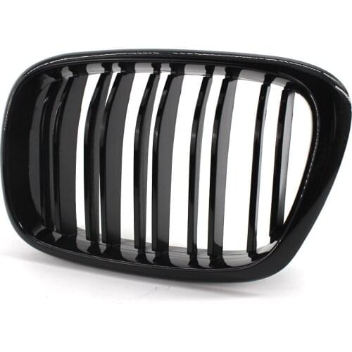 Double row sports front grille of For bmw 5 Series: E39 (525 / 528 / 530 / 535 / 540 / M5), 1999-2003, 2, 51137005837 and