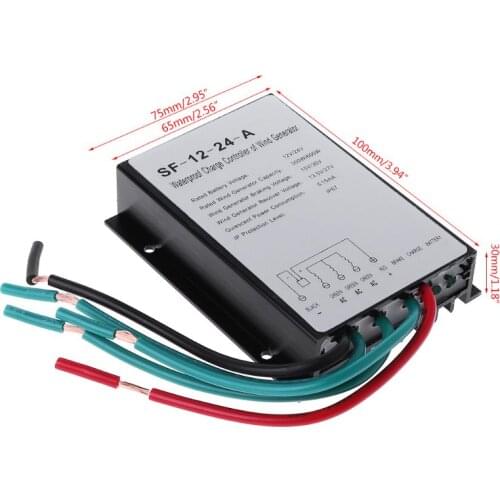 Hot Selling 600W 12V/24V Waterproof Wind Turbine Generator Charge Controller Wind Controller Wind Generator Controller