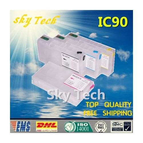 IC90 Empty Refillable Cartridges For ICBK90 - ICY90 suit for Epson PX-B750F PX-B700 , with ARC Chips