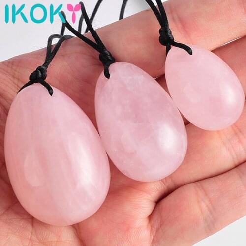 IKOKY Vaginal Tightening Natural Jade Vaginal Ball Sex Toys for Women Vagina Tighten Exercise Machine Kegel Balls Adult Products