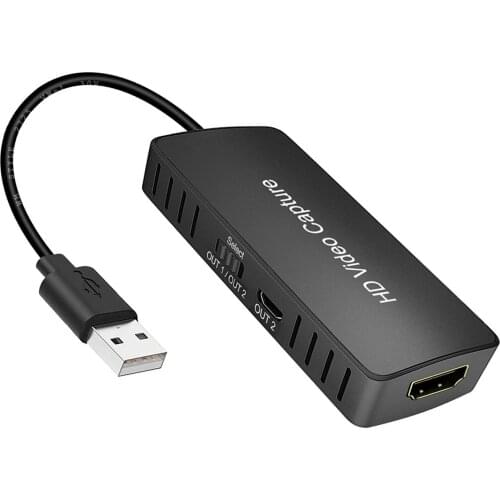 4K Video Capture Card USB 2.0 HDMI HD 1080p 30HZ Video Video Capture Card USB Cable For Devices With HDMI-Compatible Output