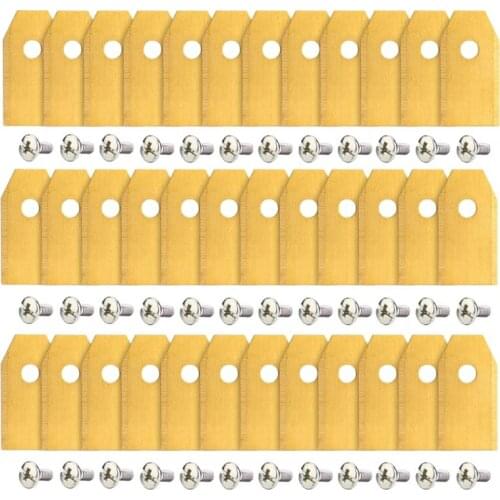 Lawn Mower Blade 36 Pcs Replacement Blades, Stainless Steel Mower Blade for Garden and Husqvarna for Automower