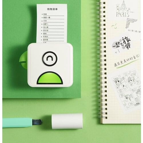 HD Mobile Mini Photo Printer Poooli L2 Pocket Bluetooth Pocket Label Printing Inkless 300DPI Phone Journal With Free APP