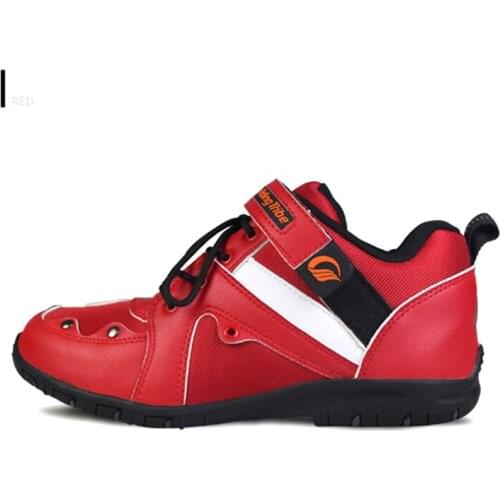 Motorcycle Racing Boots Motocross Breatheable Microfiber Leather Boot Motorcycle Speed Short Shoes