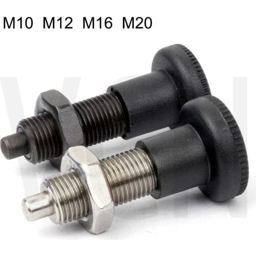 Wholesale! 50 PCS/Pack Indexing plungers spring pin without locking ,spring plunger,fine thread M10 M12 M16 M20