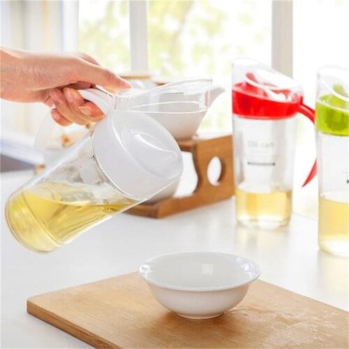 High capacity soy sauce seasoning storage organizer jug pot food container olive oil bottle dispenser tools