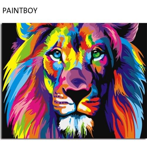 PAINTBOY Framed Picture Painting By Numbers Home Decor DIY Digital Canvas Oil Painting Home Decoration 40*50cm Picture