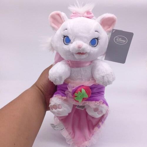 Disney Marie Cat Plush Toys With Blanket Appease Towel Cute Stuffed Animals Dolls 25CM KIds Christmas Gift