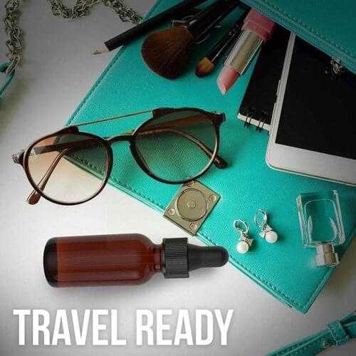 Empty Dropper Bottle Amber Essential Oil Glass Aromatherapy Pipette Drop For Massage 20ml Brown 10ml Bottles Refillable Liq J0A6