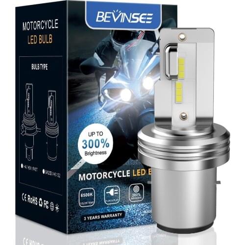 BA20D H6 Led Motorcycle Headlight Bulb Anti-Glare Ultra Moto Super Bright White Motorbike Head Lamp 12V 3000LM 36W 6000K Lamp