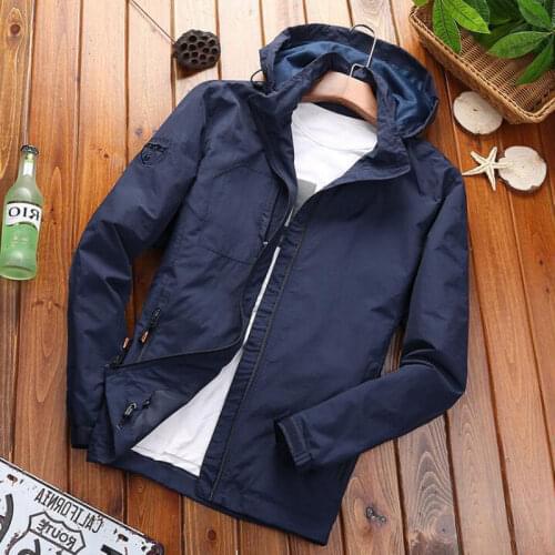 Water-resistant Windbreakers Mens Outdoor Mountaineering Jacket Loose Thin Coat Spring Autumn Hiking Trekking Bikers Outerwear
