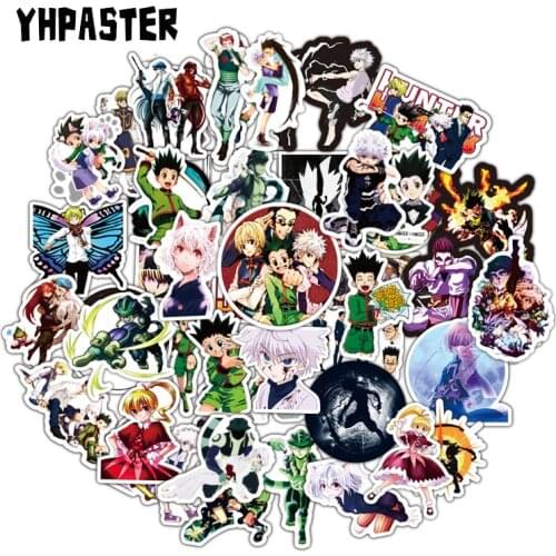 10/30/50Pcs Pvc Waterproof Hunter X Hunter Anime Stickers For Laptop Refrigerator Motorcycle Skateboard Scrapbook Toy Gift