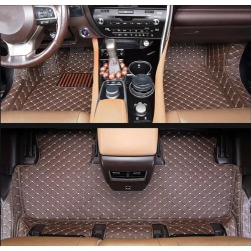 High quality! Full set car floor mats for Lexus RX 300 2021 waterproof durable rugs carpets for RX300 2020-2016,Free shipping