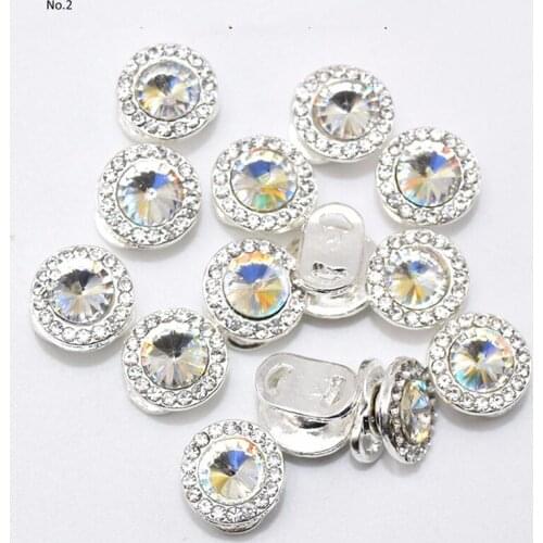 1PC /10mm x7mm 2020 New Design High Speed Crystal Nail Rhinestone Decoration Shape Rotatable Diamond Alloy Nail Maicure