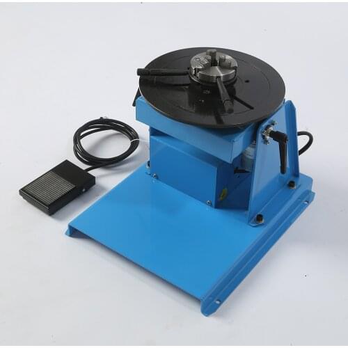 110V / 220V HD-10 Mini Welding Positioner 10KG With K01-65 Chucks for Welding Displacement Rotary Work