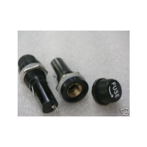 200PCS Panel Mount Dash Fuses 6x30 Holder Case Cradle 108