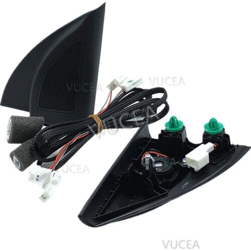 For Hyundai 2017 2018 2019 Solaris verna Accent triangle head speaker Cover car tweeter audio trumpet speakers