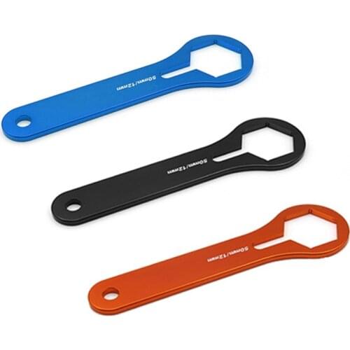 J60F 50mm WP Fork Cap Wrench Practical Motorcycle Accessories for 125 150 WP Husaberg-Black / Blue / Orange