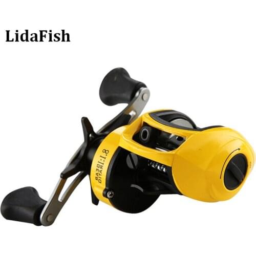 LIDAFISH Brand Fishing Wheel 12+1 Ball Bearings Baitcasting Reel 7.1:1 High Speed Weight 237g Metal Spool Fishing Tools