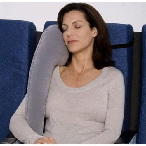 Inflatable Travel Pillow Ergonomic Neck Travel Pillow Adjustable Boyfriend Pillow Body Pillow for Journey Office Nap