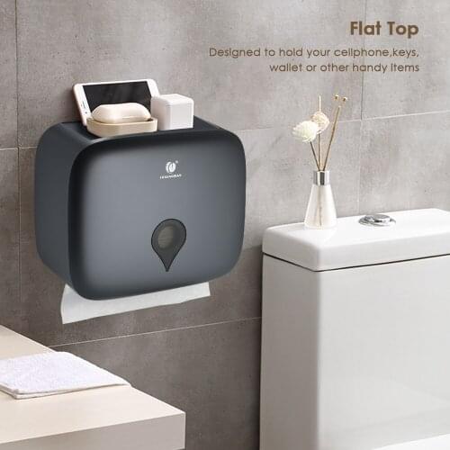 Toilet Paper Holder Wall Mounted C-fold Hand Towel Dispenser Waterproof Tissue Dispenser Holder for Hotel Food Service Facilitie