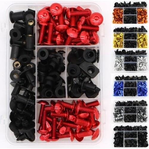 Fit For Yamaha YZF-R6 YZF R6 1998-2019 5mm 6mm Motorcycle Complete Fairing Bolts Kit Wind Deflectors Bolts Screws Fairing Clips