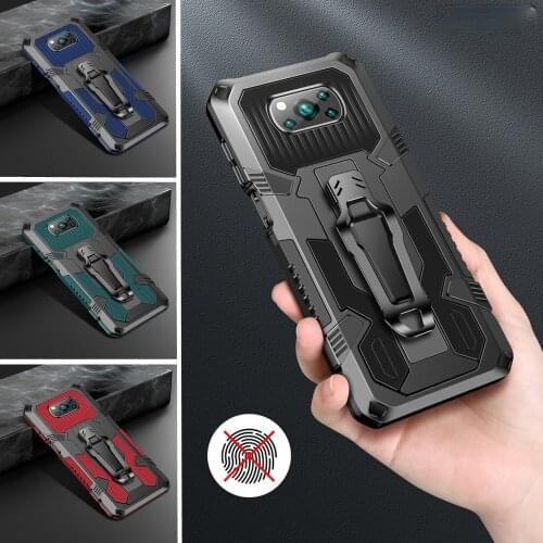 Shockproof Armor Case For Xiaomi Poco X3 NFC CC9 10T Redmi Note 6 7 8 9S 10X 9 Pro Max 9A 9C Rugged Hybrid Stand Back Cover Case