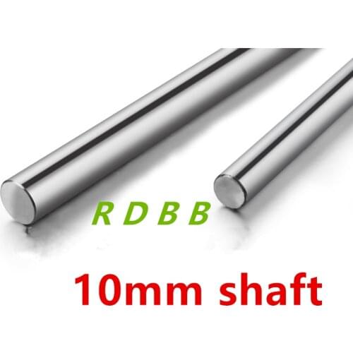 Free shipping 3D Printer rod 10mm linear shaft 200mm hardened Chrome axis match use 10 mm bearing carving machine part