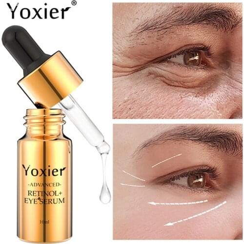 Yoxier Retinol Anti Wrinkle Eye Serum Firming Lifting Eye Cream Deep Moisturizing Anti-Puffiness Remove Dark Circles Eye Care