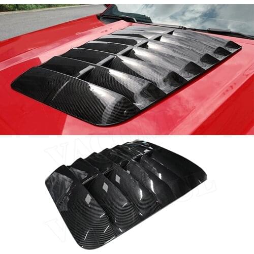 High Quality ABS Car Front Bumper Engine Hood Vent Cover Machine Cover Fits For Ford Mustang GT500 2015-2017