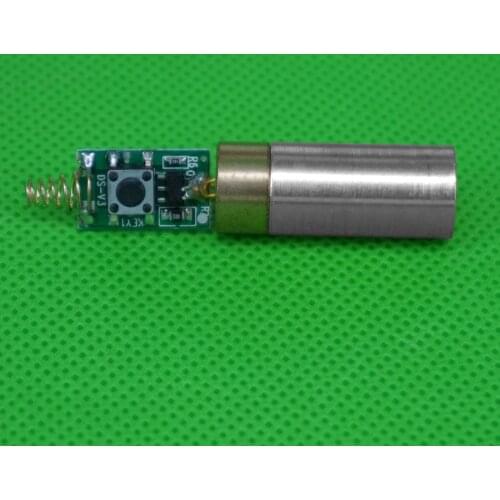 LETAOSK 532nm 50mw Green Laser DOT Module Diode with Light Free Driver & Spring For LAB Steady Working 3V Lifepan 5000hours