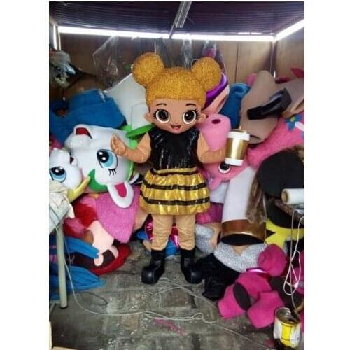 Bee Doll mascot costume Cartoon mascot character costumes birthday party deguisement mascotte custom mascots arismascots