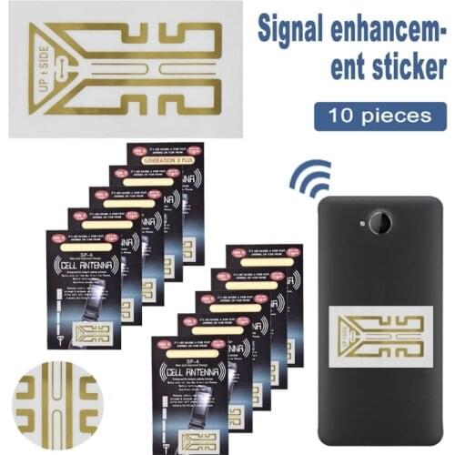2020 6/8/8Plus/9 generation 10 PCS Cellphone 3G 4G 5G Phone Signal Enhancement Sticker Antenna Booster Improve For Mobile Phone