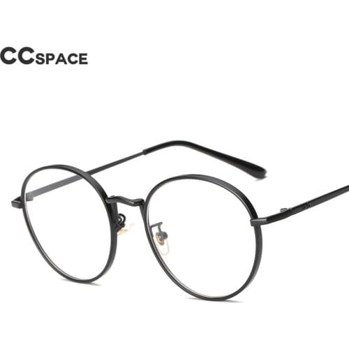 47132 Retro Round Simple Glasses Frames Men Women Optical Fashion Computer Glasses