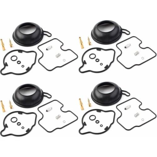 4X Motorcycle Carburetor Rebuild Kit Diaphragm Rubber For Honda VFR750F 1994 1995 1996 1997 / VFR 750 F 94 95 96 97