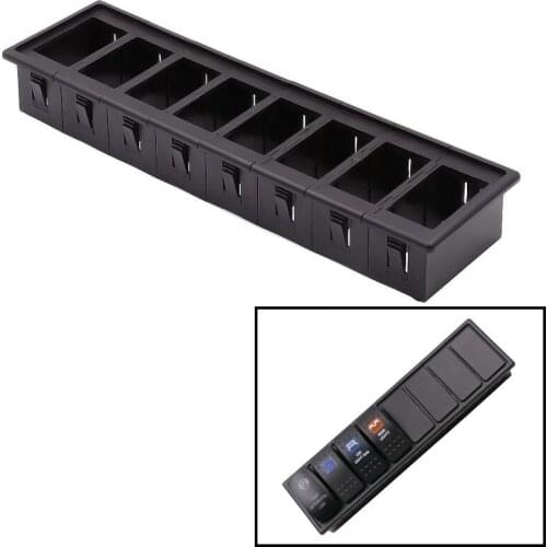 Automobile, yacht, RV, switch combination mounting frame, fixed frame, multi-position combination panel, 8 group frame